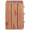 vidaXL Szafka nocna, 3 szuflady, 35x25x35 cm, lite drewno z mahoniowe