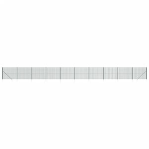 vidaXL Ogrodzenie z siatki, z kotwami, zielone, 2,2x25 m