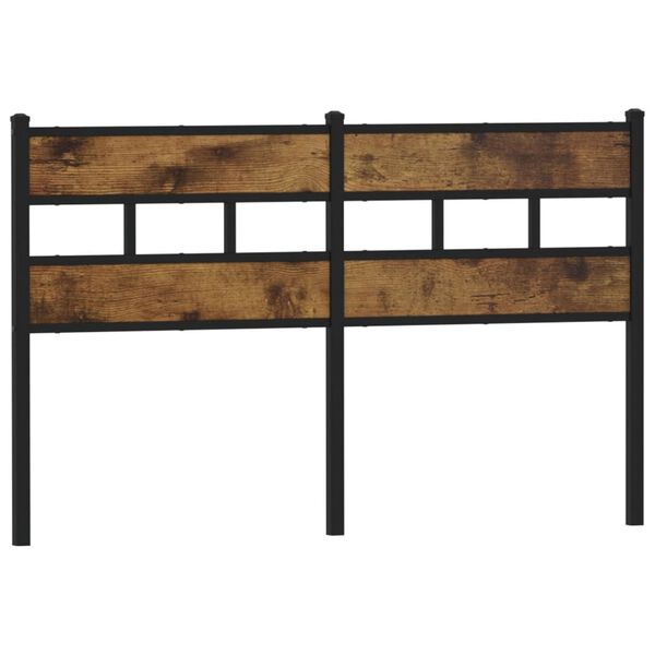 vidaXL Wymienne wezgłowie, przydymiony dąb, 150 cm