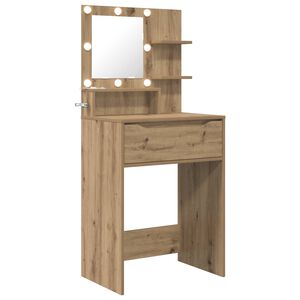 vidaXL Toaletki do sypialni Dąb rzemieślniczy 80 x 39,6 x 135 cm