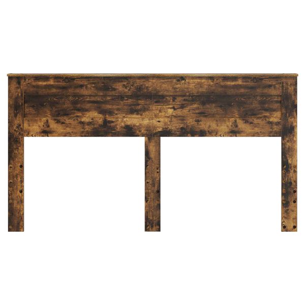 vidaXL Zagł&oacute;wek Dąb wędzony 200 cm Materiał drewnopochodny