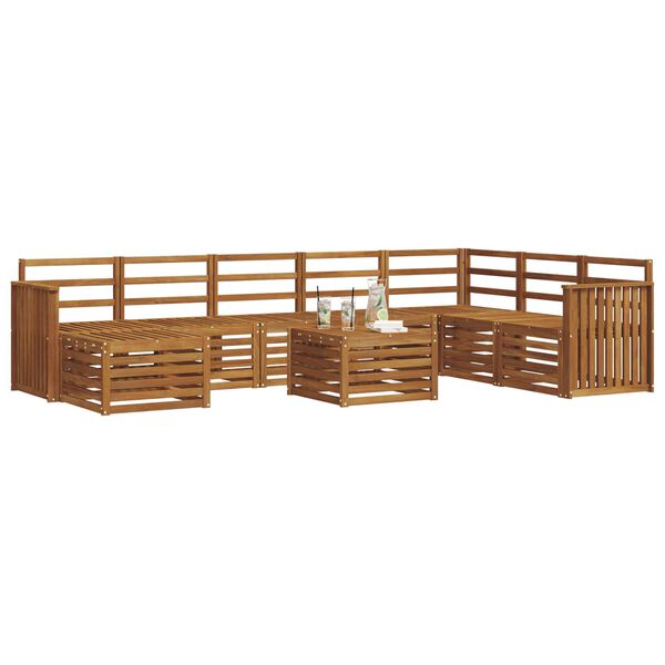 vidaXL Zestawy sof Naturalny Lite Drewno Akacji