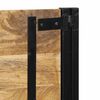 vidaXL Zagł&oacute;wek 160 cm lite drewno mango i żelazo