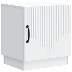 vidaXL Stolik nocny Biały 43 x 34,5 x 47 cm Drewno inżynieryjne
