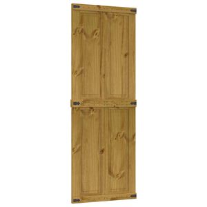 vidaXL Drzwi do stodoły CORONA 70 x 210 cm Lite drewno sosnowe
