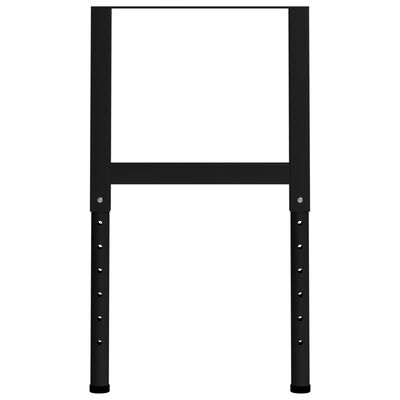 vidaXL Regulowane ramy stołu roboczego, 2 szt., metal, 55x(69-95,5) cm