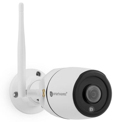 Smartwares Kamera zewnętrzna IP, 180°, 19,6 x 9 x 6,3 cm, biała