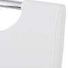 vidaXL Krzesła stołowe, 2 szt., białe, obite sztuczną sk&oacute;rą