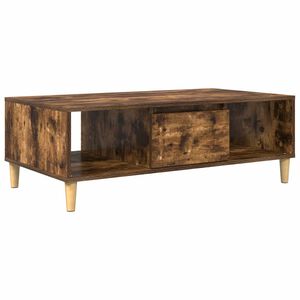 vidaXL Stolik kawowy Dąb wędzony 102 x 55 x 35 cm