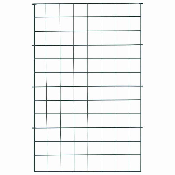 vidaXL Zestaw Ogrodzenia Stawu 8 pcs Zielony 50 x 80 cm Stal