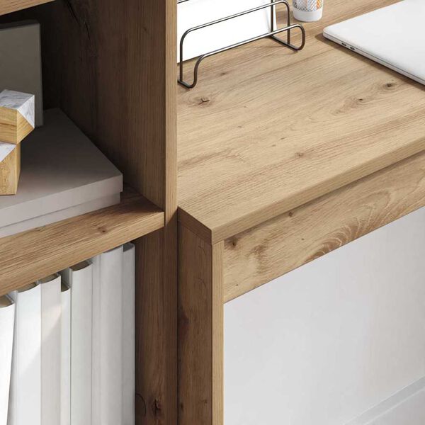 vidaXL Biurko Dąb rzemieślniczy 100 x 40 x 76 cm