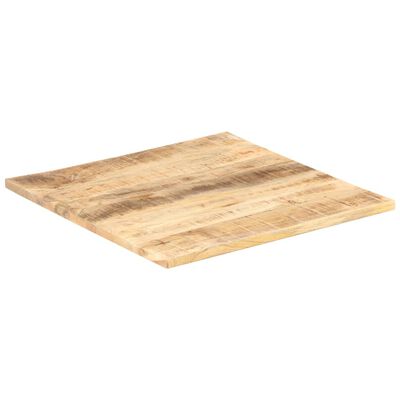 vidaXL Blat stołu, lite drewno mango, 25-27 mm, 70x70 cm