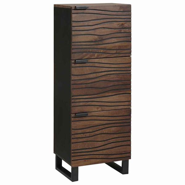 vidaXL Highboard Brązowy 40 x 33 x 110 cm lite drewno mango