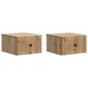 vidaXL Wisząca Szafka Nocna 2 pcs Dąb artisan 33 x 34,5 x 20 cm