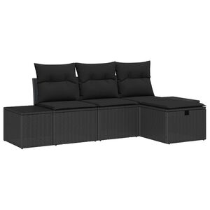 vidaXL Zestaw Sof 4 szt. polirattan