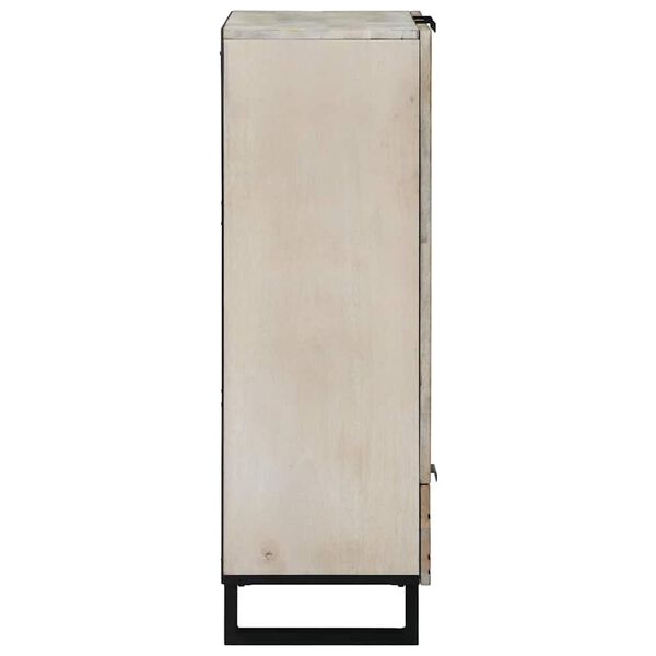 vidaXL Szafki i regały na media Biały i czarny 60 x 33 x 100 cm