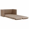 vidaXL Sofa podłogowa 2-w-1, cappuccino, 112x174x55 cm, sztuczna sk&oacute;ra