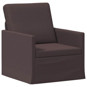 vidaXL Sofa pojedyncza Ciemny brąz 70 x 81 x 82 cm tkanina