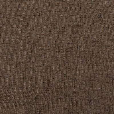 vidaXL Podnóżek, brązowy, 60x60x36 cm, tapicerowany tkaniną