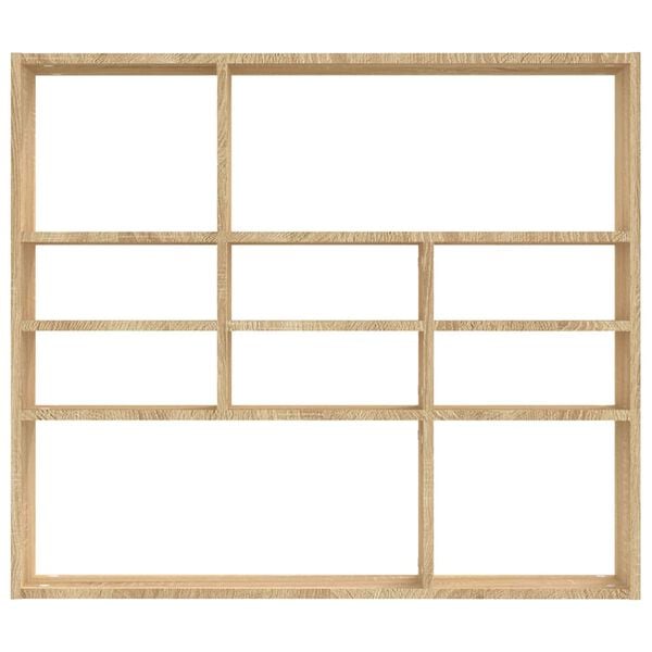 vidaXL P&oacute;łka ścienna, dąb sonoma, 90x16x78 cm