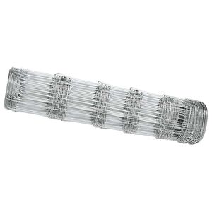 vidaXL Ogrodzenie pastwiskowe Srebrny 25 x 0.8 m Stal galwanizowana