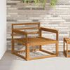 vidaXL Środkowa sofa ogrodowa Lite Drewno Akacji Naturalny