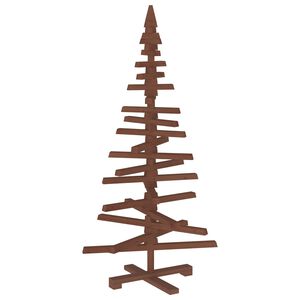 vidaXL Drewniana choinka KOTKA 120 cm Lite drewno sosnowe