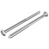 vidaXL Śruby meblowe 2 szt. Srebrny M6 x 100 mm Stal