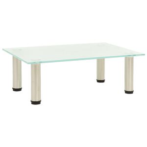 vidaXL Stojak pod TV, 40 x 35 x 17 cm, mrożone szkło hartowane