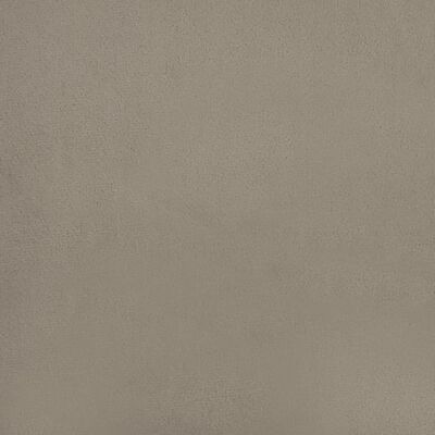 vidaXL Podnóżek, jasnoszary, 60x60x36 cm, tapicerowany aksamitem