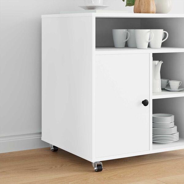 vidaXL W&oacute;zek 2 pcs Srebrny 50 mm nylon