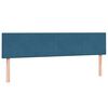 vidaXL Ł&oacute;żko typu Box Spring z materacami Ciemnoniebieski 180x220 cm