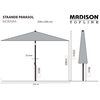 Madison Parasol ogrodowy Moraira, 230x230 cm, zielony