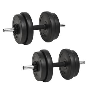 vidaXL Hantle z obciążnikami, 40 kg
