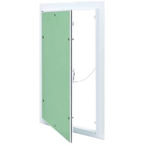 vidaXL Panel dostępu Zielony i Srebrny 30 x 45 cm