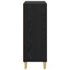 vidaXL Bufet Czarny Dąb 69,5 x 32,5 x 90 cm Materiał drewnopochodny