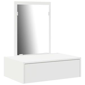 vidaXL Toaletka Biały 60 x 40 x 70 cm Drewno inżynieryjne