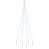 vidaXL Choinka do montażu na maszcie, 108 zimnych białych LED, 180 cm