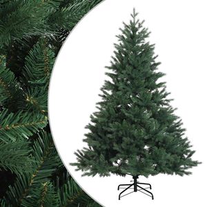 vidaXL Sztuczna choinka z zawiasami 120 cm PVC i Metal zielony