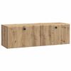 vidaXL Szafka RTV montowana na ścianie Dąb artisan 98 x 31 x 30 cm