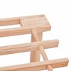 vidaXL Regały na buty z 3 p&oacute;łkami, 2 szt., lite drewno jodłowe