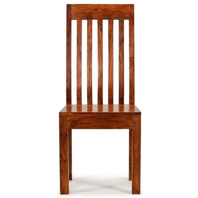 vidaXL Krzesła z litego drewna stylizowanego na sheesham, 4 szt.