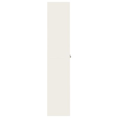 vidaXL Szafa na dokumenty, biała, 105x40x180 cm, stalowa