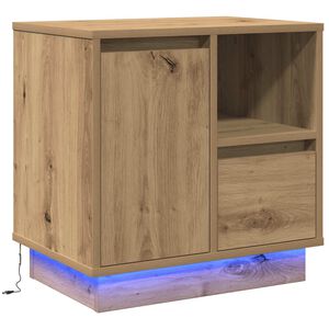 vidaXL Szafka Nocna Dąb rzemieślniczy 50 x 34,5 x 50 cm
