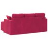 vidaXL Sofa Czerwone wino