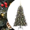 vidaXL Sztuczna choinka z podstawą Zielony 120 cm PVC, plastik i stal