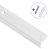 vidaXL Listwy schodowe w kształcie litery L 5 szt. Aluminium 100 cm