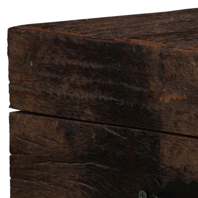 vidaXL Skrzynia z litego drewna z odzysku, 80x40x40 cm