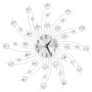 vidaXL Zegar ścienny z mechanizmem kwarcowym, nowoczesny design, 50 cm