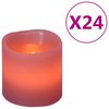 vidaXL Świece LED, elektryczne, 24 szt., ciepła biel